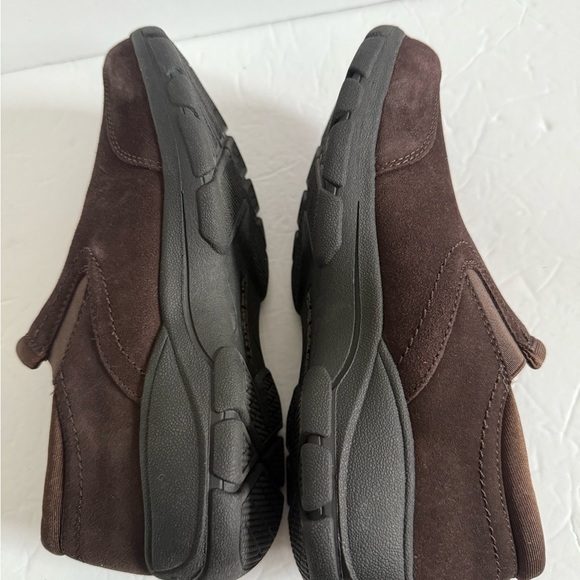Men\'s Lands\' End Brown Suede Loafers Slip-Ons Shoes Size 8.5 main image 9